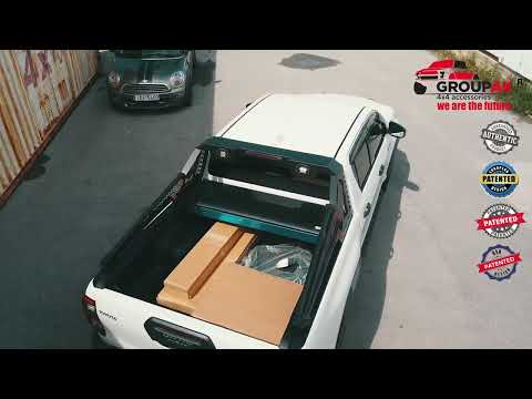 SMART ΡΟΛΟ ΑΛΟΥΜΙΝΙΟΥ ΗΛΕΚΤΡΙΚΟ ΜΕ FORMULA STYLE ROLL-BAR SMART 2-7000 E-ROLL+RB 450 TOYOTA HILUX REVO 2016+ & HILUX 2021+-thumb-1