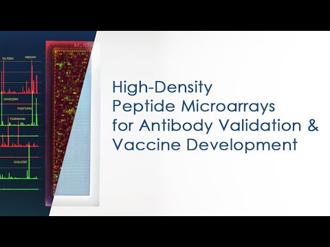 Peptide microarrays for antibody validation and vaccine research - BioEurope 2020 presentation
