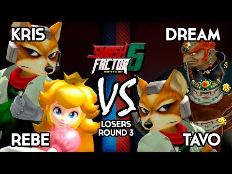 Smash Factor 6 - KRIS & ReBe Vs. Dream & Tavo - Losers Round 3