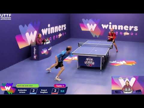 WINners CUP table 1 10.09 Gubenko Artem - Kogut Bogdan 19:30
