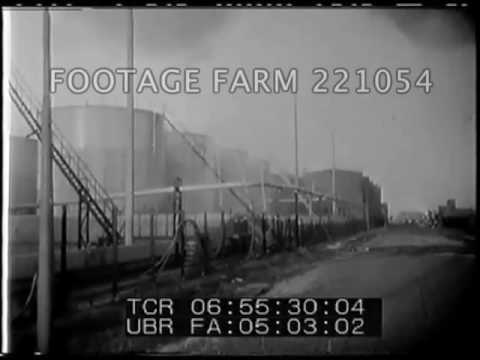 Rotterdam Oil Storage Tanks Burn - 221054-12 | Footage Farm