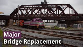 How the MBTA Is Replacing a Historic Railroad Bridge in Boston | Key Transit Upgrade