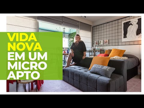 ELA SAIU DE UMA CASA GRANDE E HOJE VIVE MUITO MAIS FELIZ EM UM MICRO APARTAMENTO TODO LINDOOOOO