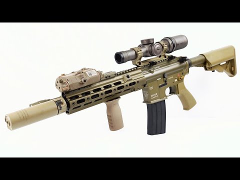 How a fully upgraded Tokyo Marui HK416 Delta NGRS sounds like