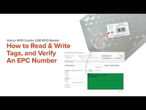 Vulcan RFID Electra USB RFID Reader | Reading & Writing Tags and Verifying the EPC Number Vulcan RFID El...