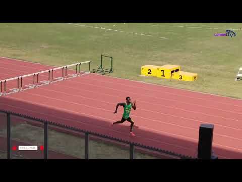 Boys 400m hurdles heat 3. 53.17sec. Zone 2. Ashanti region inter-co 2026.