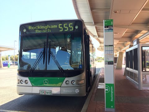 Transperth TP 1918 Mercedes Benz OC 500 LE CNG MIDI starting up
