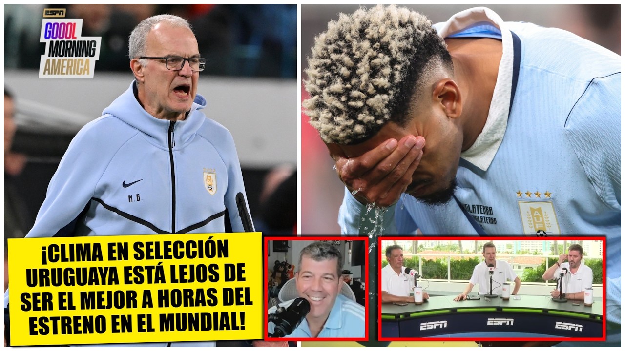 URUGUAY EN CRISIS Bielsa y Araújo, protagonizan CULEBRÓN a horas del MUNDIAL | Goool Morning America