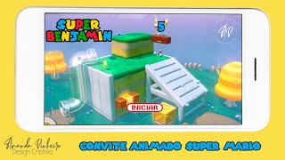 Vídeo de Convite Animado Super Mario