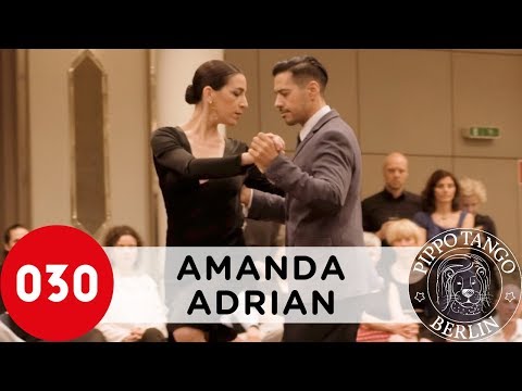  Adrian Costa  and  Amanda Costa  are  dancing  to  the  tango  "  Estás en mi corazón  "  by  Alfredo Gobbi  in  2020