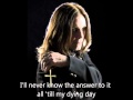Ozzy Osbourne - Thunder Underground (+Onscreen lyrics)