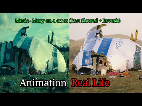 Pan Am Flight 103 | Animation vs Real Life (Aftermath)