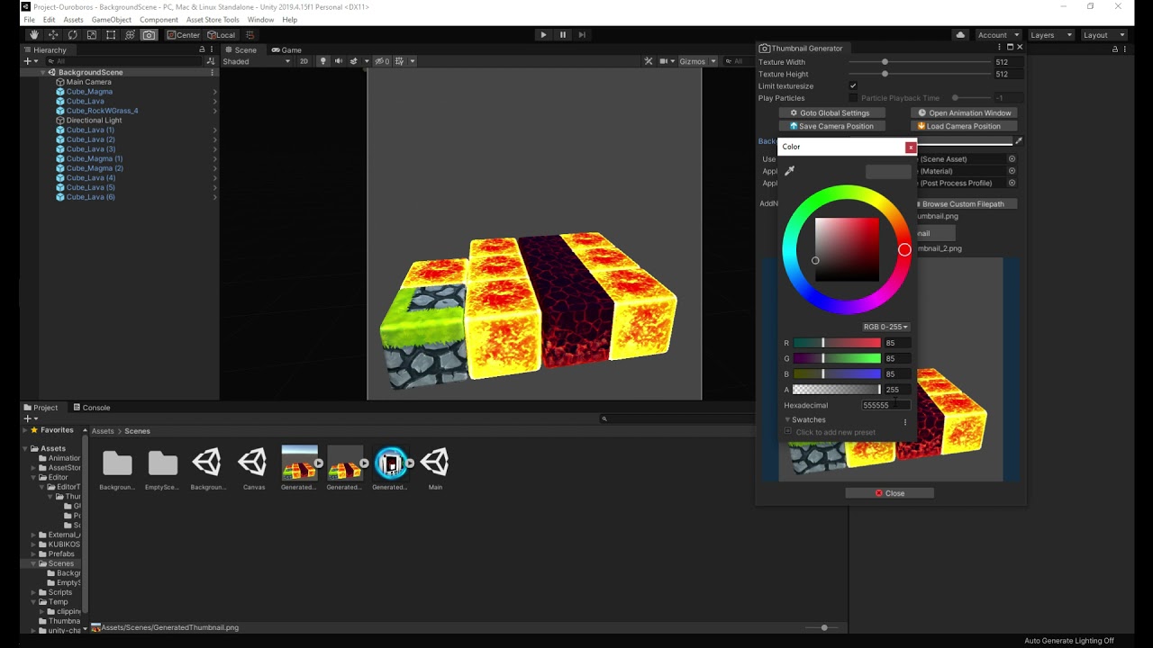 Thumbnail Generator - Transparent Background