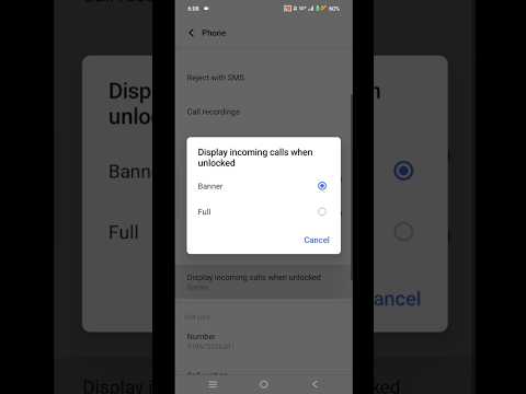 how to enable Full Screen Photo CALLER ID for incoming calls on #shortvideo