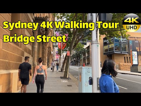 Sydney 4K Walking Tour Bridge Street