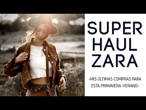 MODA | SUPER HAUL DE ZARA: ESPECIAL PRIMAVERA NUEVA COLECCION Y LOOKS CASUALES. ROPA Y ACCESORIOS.
