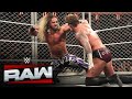CM Punk Vs Seth Rollins Steel Cage Match Raw Highlights March 10 2025