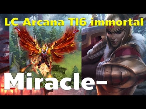 Miracle- The First impression New Arcana Immortal LC Dota 2