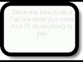 Pajama club - Tell me what you want lyrics 