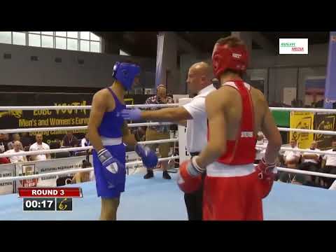 AZIM Adam (ENG) 60kg vs MAGAMADOV USMAN Amateur Fight! 2019 European Boxing Championship Final!