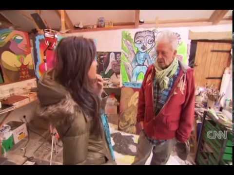 Photographer David Bailey with Monita Rajpal