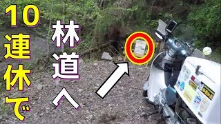 スーパーカブ110 GW10連休で埼玉の林道へ