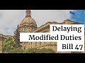 WCB Alberta Bill 47 Delaying Modified