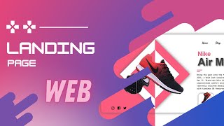 Animated Web Landing Page Design, by using HTML &amp; CSS | HTML | CSS