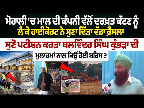 The company building the mall in Mohali will have to plant 5,000 trees due to cutting down trees