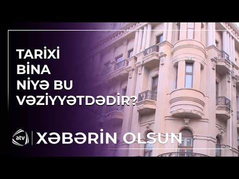 Tarixi binanın damı yararsız haldadır