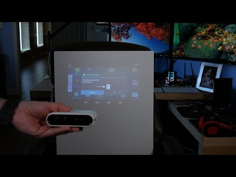 Ultra Portable Android-Powered Projector? Touchjet Pond Unboxing And Tests