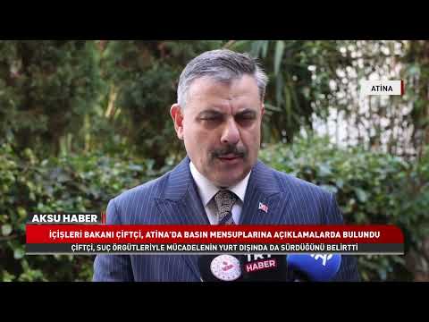 Bakan Çiftçi’den Suç Örgütleri Mesajı: “Yurt Dışında Da Peşlerini Bırakmıyoruz”
