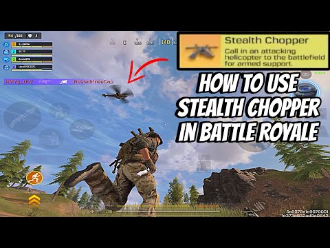 New Stealth Chopper in COD Mobile Battle royale 🤯| How to unlock Stealth chopper IN COD MOBILE BR