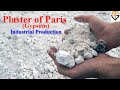 Preparation Of Plaster Of Paris Gypsum In Industry Geotech With Naqeeb