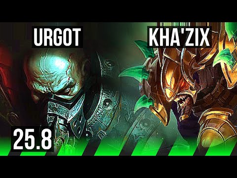 URGOT vs KHA'ZIX (JGL) | KR Diamond | 25.8