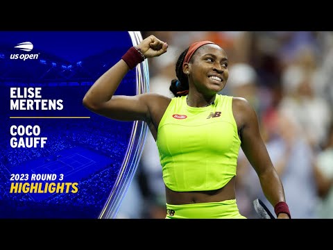 Elise Mertens vs. Coco Gauff Highlights | 2023 US Open Round 3