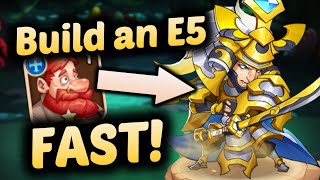How to Build Your First E5 in IDLE HEROES