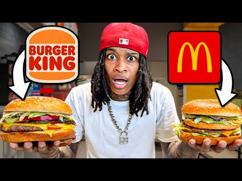 McDonald's vs Burker King Taste Test..WHICH ONE IS BETTER?