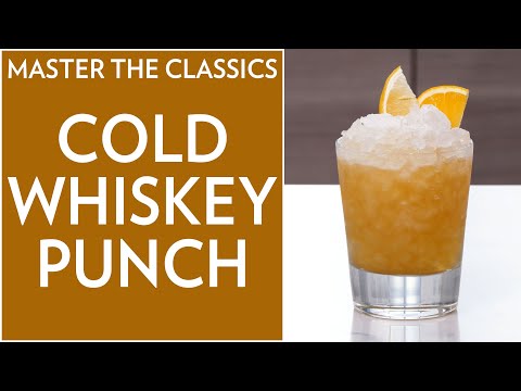 Cold Whiskey Punch – The Educated Barfly