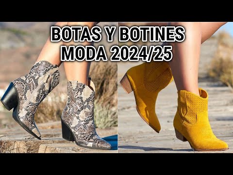 BOTINES y BOTAS de MODA otoño invierno 2024/ 2025 COMODOS
