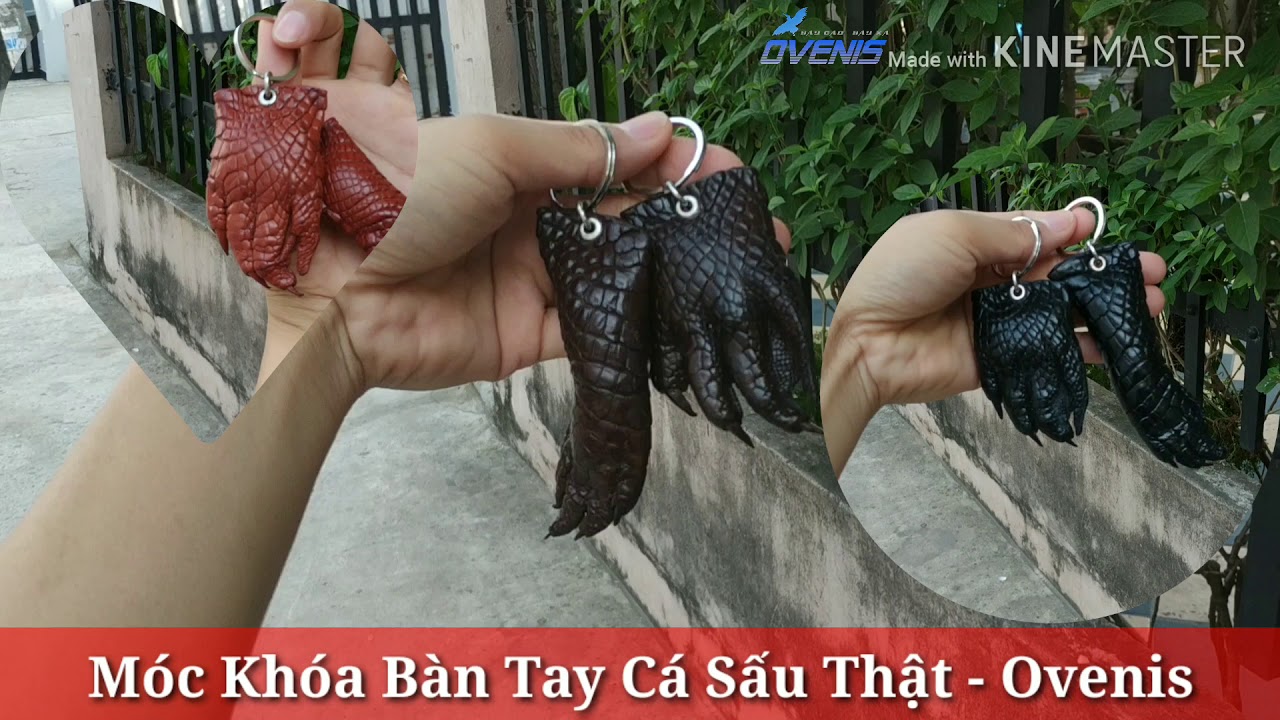 Móc khóa BÀN TAY CÁ SẤU ĐẸP PHONG CÁCH MST9TH!