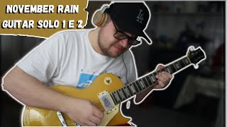 Video thumbnail for Strinberg Les Paul CLP 79 - November Rain (Guns N' Roses) Solos 1 e 2 - Gui Carvalho Guitar by Gui Carvalho Guitar