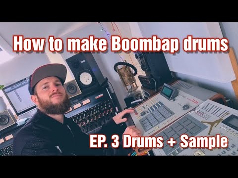 how to make boom bap drums EP. 3 | Drums + Sample