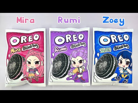 (✨Paper DIY✨) OREO x KPOP DEMON HUNTERS | Rumi, Mira, Zoey | ASMR #Unboxing #Blindbag