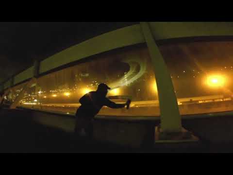 'Burn All Prisons' Anarchist Graffiti in The Hauge