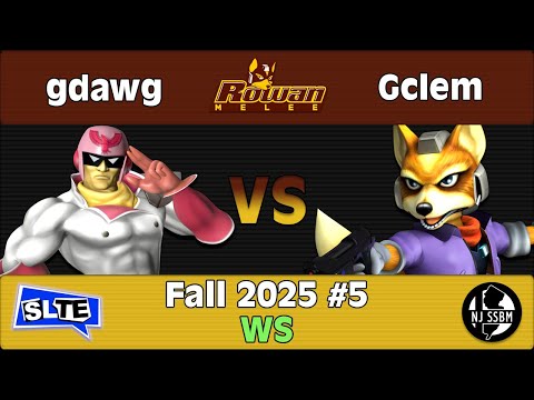 Rowan SSBM Fall 2025 #5: gdawg (Falcon) Vs. Gclem (Fox) - WS