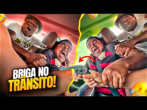 ERIK FINGE BRIGA NO TRÂNSITO E GALO CEGO ENDOIDA 🤣🤣 | GALO CEGO