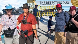 Fun With Crabs Beach Metal Detecting Florida | The Detecting Duo S04 E03