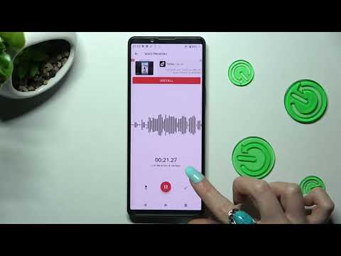 How to Record Sounds with  SONY XPERIA 5 IV - Voice Recorder