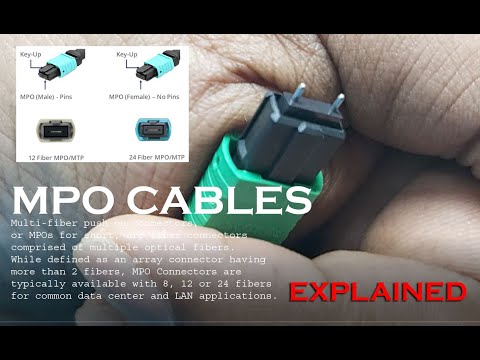 3C3 MPOF to MPOF Patch Cord, 12F, Type B, OM4, 15 Meter